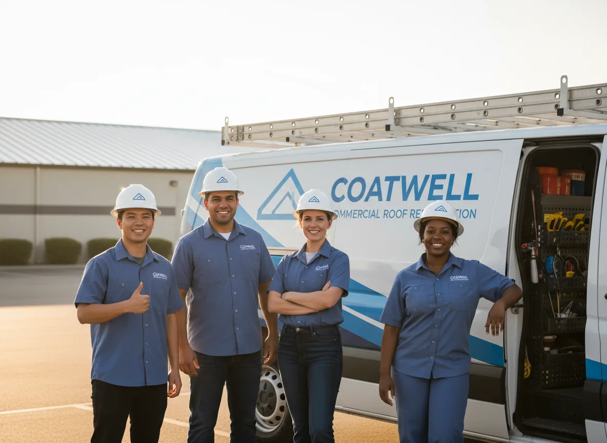 Commercial roof coating company in Elcho, WI